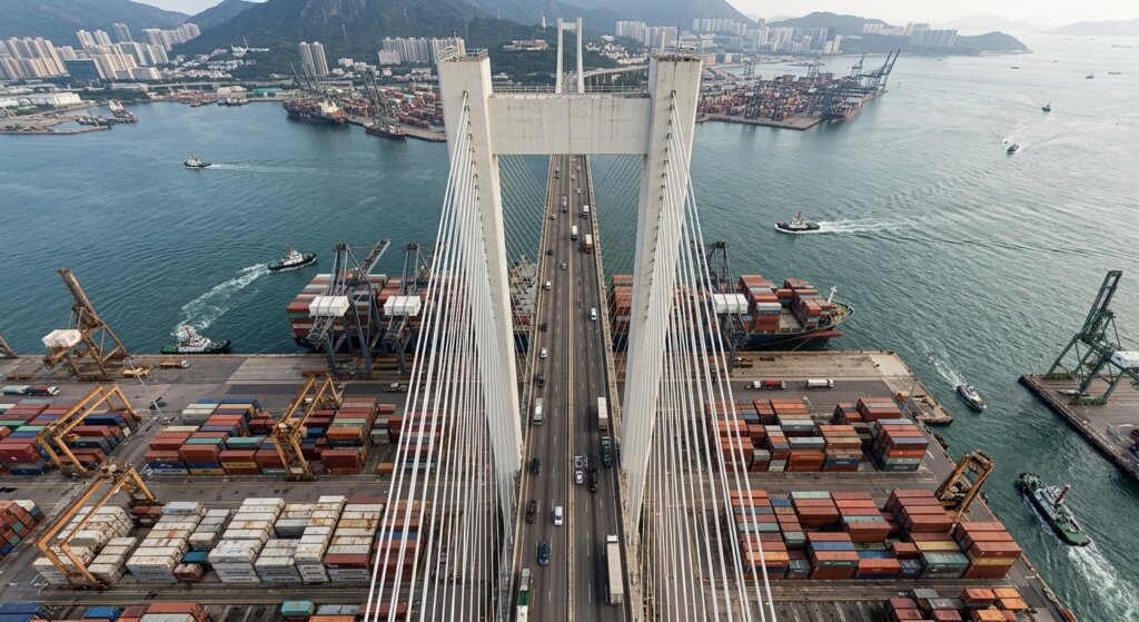 港と橋
